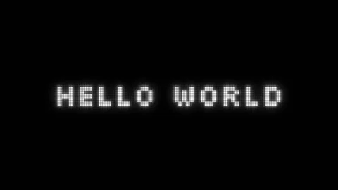 Hello, World!